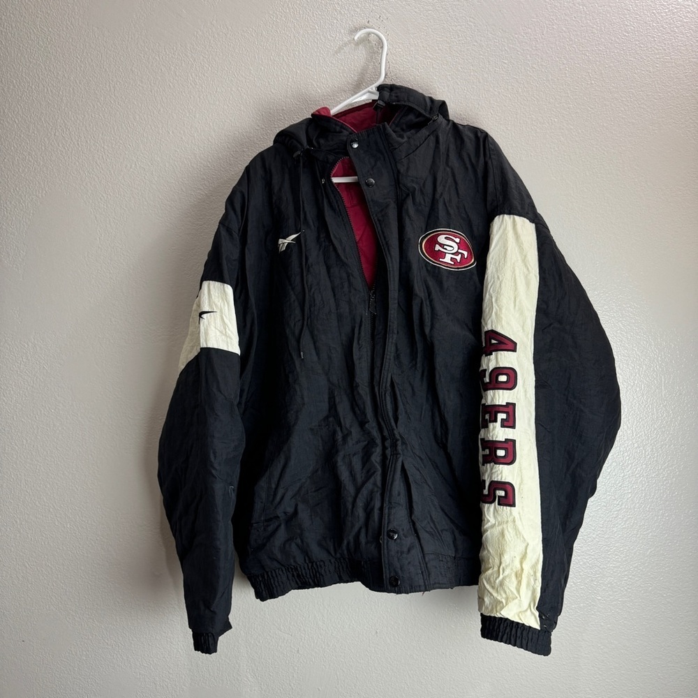 Pro Line Reebok San Francisco 49ers Jacket Size XL Vintage - Picture 4 of 14